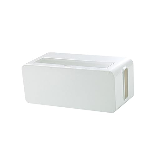 Amosfun Kabelmanagement Box Aus Kunststoff Mittelgroße Steckdosen-Organizer Für Zuhause Büro Und Wohnräume Kabelverstecker Für Ladekabel Adapter Und Stromleisten Weiß Amosfun Kabelmanagement Box Aus Kunststoff Mittelgroße Steckdosen-Organizer Für Zuhause Büro Und Wohnräume Kabelverstecker Für Ladekabel Adapter Und Stromleisten Weiß von Amosfun