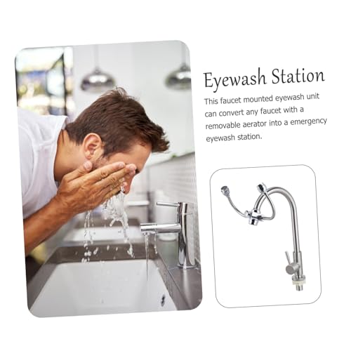 Amosfun Augenspülstation mit Abdeckung Aufsatz für Waschbecken Doppeltes Düsendesign Einstellbarer Wasserstrahl Notfall augenwaschgerät Schnelle Aktivierung Geeignet für Labor und Amosfun Augenspülstation mit Abdeckung Aufsatz für Waschbecken Doppeltes Düsendesign Einstellbarer Wasserstrahl Notfall augenwaschgerät Schnelle Aktivierung Geeignet für Labor und von Amosfun