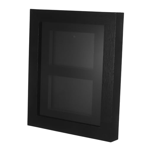 Amosfun Wandmontierter Kartenanzeigerahmen aus Holz Spielkarten Vitrine Eleganter Sammelkarten Displayrahmen Schutzrahmen für Sportkarten Vielseitig Einsetzbar für Fotos und Sammlerstücke von Amosfun