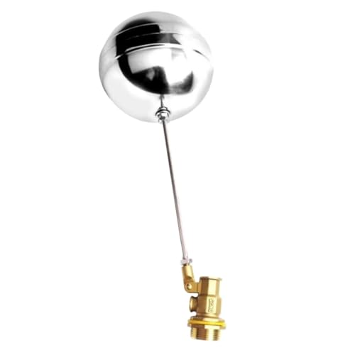 Amosfun Automatic Float Valve Water Level Control Switch Stainless Steel Ball Float Valve For Water Tanks Pools And Toilets von Amosfun
