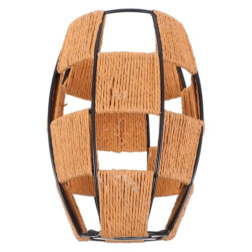 Amosfun Boho Lampenschirm aus Papier mit Eisenrahmen Handgewebter Lampenschirm für Esszimmer und Wohnzimmer Stilvolle Pendelleuchte für Gemütliche Beleuchtung Amosfun Boho Lampenschirm aus Papier mit Eisenrahmen Handgewebter Lampenschirm für Esszimmer und Wohnzimmer Stilvolle Pendelleuchte für Gemütliche Beleuchtung von Amosfun
