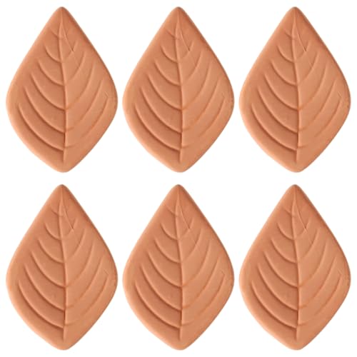 Amosfun Terracotta Brauner ZuckerbehäLter 6Er-Pack FüR Lebensmittelaufbewahrung Wiederverwendbare -Softener FüR Frische Und Feuchtigkeit von Amosfun