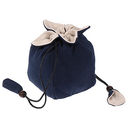 Amosfun Chinesische Kung Fu Tee Teegeschirr Lagerung Tasche Tragbare Reisetasche Leere Lagerung Tasche Teekanne Teacup Gaiwan Tasche (Blau) von Amosfun