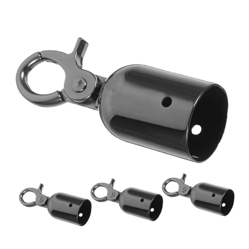 Amosfun Concierge -Säule -Samtseilhaken Seilendkappen aus Metall Seilendekappen für den Gebrauch im Freien Seilendkappen mit Haken Seilhakenausstattung Seilendstopper Zinklegierung Schwarz Amosfun Concierge -Säule -Samtseilhaken Seilendkappen aus Metall Seilendekappen für den Gebrauch im Freien Seilendkappen mit Haken Seilhakenausstattung Seilendstopper Zinklegierung Schwarz von Amosfun