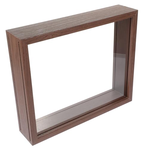 Amosfun DIY Doppelseitiger Rahmen für Getrocknete Blumen und Pflanzen Vintage Präsentationsrahmen für Kreative Dekoration im Wohnbereich Walnussfarbe für Kunstwerke und Erinnerungen Amosfun DIY Doppelseitiger Rahmen für Getrocknete Blumen und Pflanzen Vintage Präsentationsrahmen für Kreative Dekoration im Wohnbereich Walnussfarbe für Kunstwerke und Erinnerungen von Amosfun