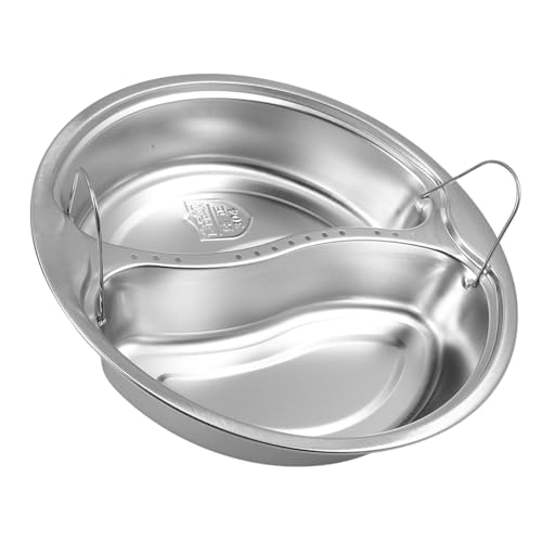 Amosfun Dampfgarer Kochgeschirr Dampfgarer-tablett Löcher Edelstahl Dampfkorb für Den Haushalt für Brötchen Reis und Eier von Amosfun