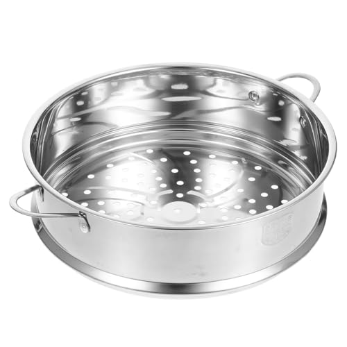 Amosfun Dampfgarer Multifunktionales Dampfkorb für Küche zum Dämpfen von Reis Gemüse Eiern und Brötchen Robustes Design Spülmaschinengeeignet Leicht zu Handhaben von Amosfun