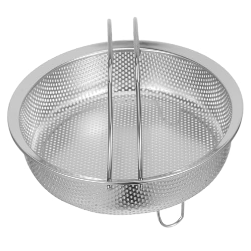 Amosfun Dampfkorb: Dampfkorb Aus Edelstahl Zum Kochen – Universelles Dampftablett Mit Perforiertem Design Für Verschiedene Töpfe Und Reiskocher Zum Gesunden Dämpfen von Amosfun