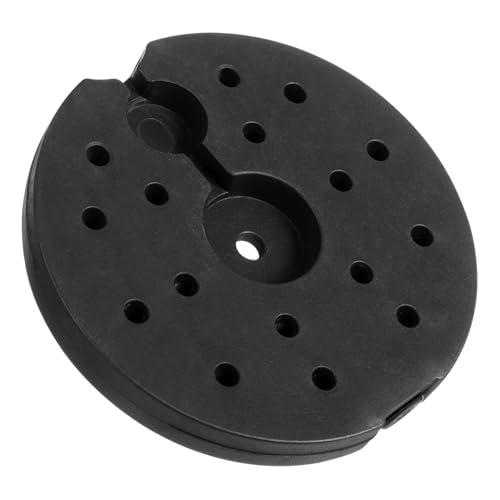 Amosfun Desk Lamp Weighted Base für Stehlampe Runder Lampensockel aus Kunststoff Stabiler Chassis für Sichere Platzierung Geeignet für Diy Projekte und Langlebigen Einsatz von Amosfun