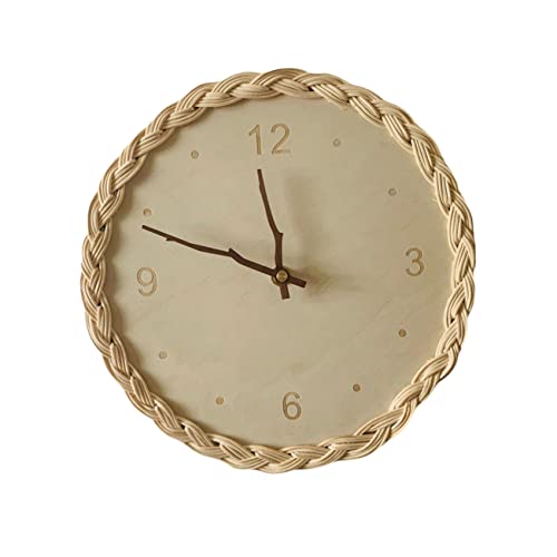 Amosfun Dezente Mute Wanduhr im Weaving Design für Zuhause Büro und Präzise Zeitmessung Minimalistischer Look für Gemütliche Räume Amosfun Dezente Mute Wanduhr im Weaving Design für Zuhause Büro und Präzise Zeitmessung Minimalistischer Look für Gemütliche Räume von Amosfun