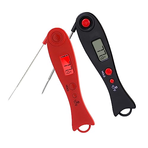 Amosfun Digitales Thermometer mit LCD Display Instant Read Probe für Grill und Bbq Temperaturbereich Schnelle Messung Gehäuse Magnetisch Sicher und Platzsparend Amosfun Digitales Thermometer mit LCD Display Instant Read Probe für Grill und Bbq Temperaturbereich Schnelle Messung Gehäuse Magnetisch Sicher und Platzsparend von Amosfun