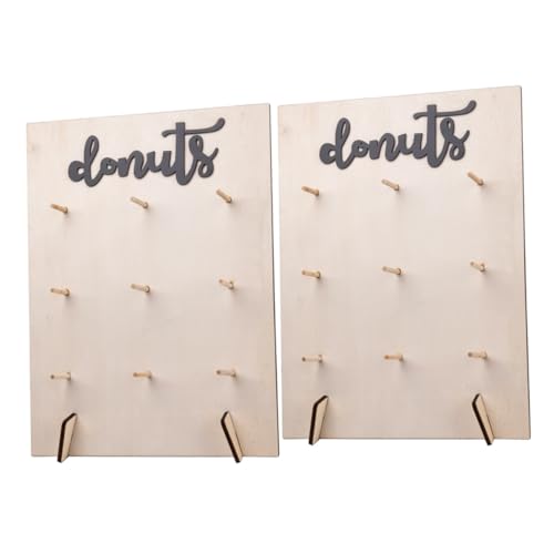 Amosfun Donut-ständer für Hochzeit Geburtstag 1 Brett 2 Beine 9 Stäbe Amosfun Donut-ständer für Hochzeit Geburtstag 1 Brett 2 Beine 9 Stäbe von Amosfun