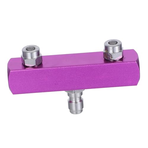 Amosfun Dual Pressure Washer Düsenadapter Schnellverschluss Hochdruckreiniger Doppeldüse für Autowäsche Leckdicht Vielseitig Einsetzbar Präzise Verarbeitung von Amosfun