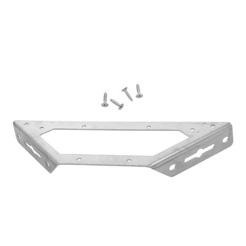 Amosfun Eckverbinder Edelstahl Dreieckiger Winkelverbinder mit Verstärkter Tragkraft für Möbel Regal Schrank Winkelstütze Möbelverbinder für Holzmöbel Amosfun Eckverbinder Edelstahl Dreieckiger Winkelverbinder mit Verstärkter Tragkraft für Möbel Regal Schrank Winkelstütze Möbelverbinder für Holzmöbel von Amosfun