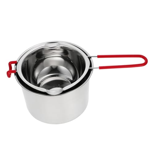Amosfun Edelstahl Schmelztopf mit Silikongriff Antihaftbeschichtet Hitzebeständig Vielseitig für Schokolade Käse Butter Schmelzen für Kochen Dämpfen und Outdoor Einsatz Amosfun Edelstahl Schmelztopf mit Silikongriff Antihaftbeschichtet Hitzebeständig Vielseitig für Schokolade Käse Butter Schmelzen für Kochen Dämpfen und Outdoor Einsatz von Amosfun