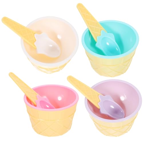 Amosfun Eisbecher-set Mit Löffeln 4 Stück Kunststoff Eisbecher Für Kinder Für Dessertpartys Amosfun Eisbecher-set Mit Löffeln 4 Stück Kunststoff Eisbecher Für Kinder Für Dessertpartys von Amosfun