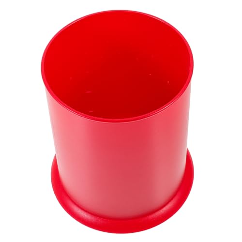 Amosfun Essstäbchen Aufbewahrungseimer Utensilienbehälter Küchentisch Löffelbehälter Utensilienzubehör Essstäbchenetui Essstäbchenhalter Utensilienhalter Für Partys Roter von Amosfun
