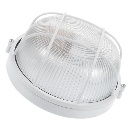 Amosfun Explosionsgeschützter Sauna Fog Lampenschirm aus Glas und Zinklegierung Hitzebeständig Langlebig Transparenter Ersatz für Sauna und Dampfbadbeleuchtung Mehrfunktionale Raumlampe von Amosfun