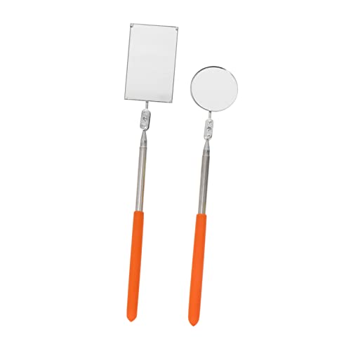 Amosfun Fahrzeuginspektionsspiegel 2 Stück Teleskop Inspektionsspiegel für Auto mit Ausziehbarem Griff Drehbarem Spiegel und Leichtem Design für Enge Bereiche und Tote Amosfun Fahrzeuginspektionsspiegel 2 Stück Teleskop Inspektionsspiegel für Auto mit Ausziehbarem Griff Drehbarem Spiegel und Leichtem Design für Enge Bereiche und Tote von Amosfun