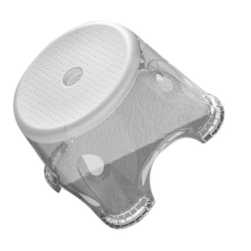Amosfun Fußtritt für Badezimmer Step Stool aus Robustem Duschhocker oder Schuhwechselhilfe Tragfähig und Platzsparend Transparent für Erwachsene von Amosfun
