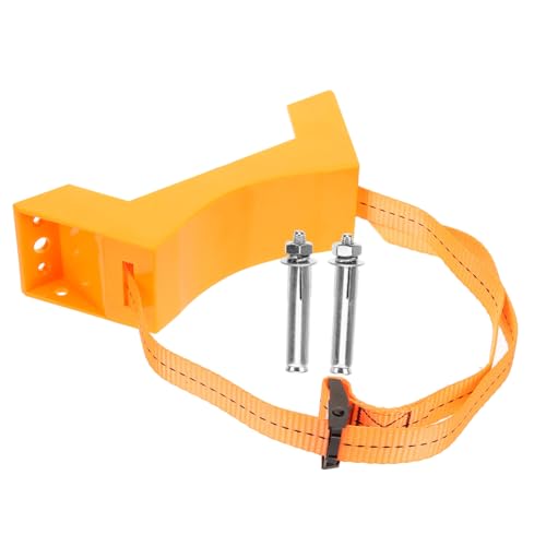 Amosfun Gasflaschenhalter Wandmontage Propangasflaschenhalterung Stabile Halterung für Stickstoff Propantanks Einfache Installation Zuverlässiger Zylinderhalter für Werkstatt und Labor von Amosfun