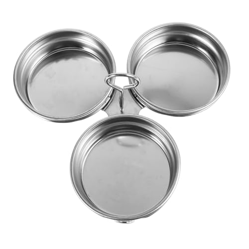 Amosfun Gedämpfte Eiform Kleiner Eierhalter Pochierte Eierpfanne Eier-wilderer-becher Eierwildepfanne Eierpochiererpfanne Pochierte Eierform Eier Kochende Form Rostfreier Stahl Silber von Amosfun