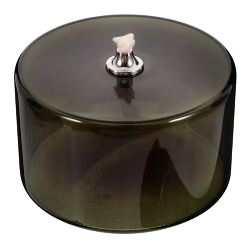 Amosfun Glas-Öllampe Ölkerze Hurrikan-Kerzenhalter Hülse Öllaterne Kerosin-Öllampe Glas-Öllicht Hochzeitskerze Für Tisch Rauchfreie Butterlampe Amosfun Glas-Öllampe Ölkerze Hurrikan-Kerzenhalter Hülse Öllaterne Kerosin-Öllampe Glas-Öllicht Hochzeitskerze Für Tisch Rauchfreie Butterlampe von Amosfun