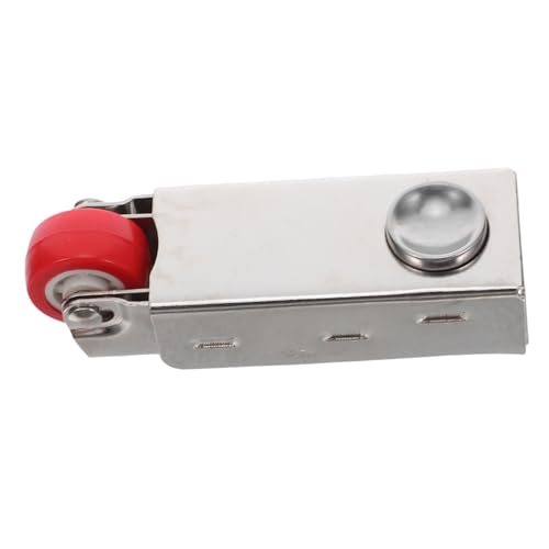 Amosfun Glastür-riemenscheibe Schiebetür Roller Räder Für Schiebetüren Rollenräder Für Kleiderschrank-schiebetüren Hagelrad Für Glastüren Türräder Für Den Boden Silber Kaltgewalzter Stahl von Amosfun
