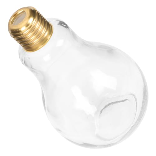 Amosfun Glühbirne Tasse Saftbehälter Getränkebehälter Whisky-gläser Biergläser Martini-Becher Wasser Trinken Dekorativer Trinkbecher Glühbirnen Tasse Dekorative Glühbirnen Glas von Amosfun