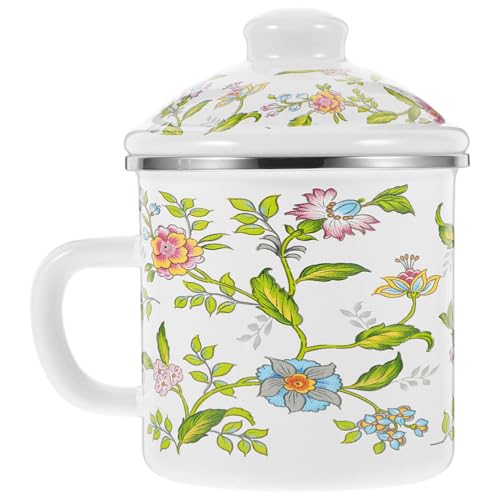 Amosfun GroßE Emaille Tasse 750ml - Retro-Design, Vielseitiger Trinkbecher FüR Kaffee, Tee, Milch Und Haferflocken, Robuste Und Stilvolle Haushalts-Tasse Amosfun GroßE Emaille Tasse 750ml - Retro-Design, Vielseitiger Trinkbecher FüR Kaffee, Tee, Milch Und Haferflocken, Robuste Und Stilvolle Haushalts-Tasse von Amosfun