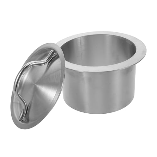 Amosfun Hafen von Küchenmüllversorgung Integrierter Mülldeckel versenkter Mülldeckel trash can small Müllschlucker auf der Arbeitsplatte mülleimer schreibtisch Rostfreier Stahl Silber Amosfun Hafen von Küchenmüllversorgung Integrierter Mülldeckel versenkter Mülldeckel trash can small Müllschlucker auf der Arbeitsplatte mülleimer schreibtisch Rostfreier Stahl Silber von Amosfun