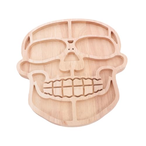 Amosfun Halloween Charcuterie Board Schädel Holz Servierplatte mit Praktischer Unterteilung Handgefertigtes Dekoratives Käse und Obsttablett für Party und Alltag Leicht und Vielseitig Amosfun Halloween Charcuterie Board Schädel Holz Servierplatte mit Praktischer Unterteilung Handgefertigtes Dekoratives Käse und Obsttablett für Party und Alltag Leicht und Vielseitig von Amosfun