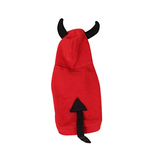Amosfun Halloween Hundekostüm Stereoskopischer Teufel Lustige Hundekleidung Für Haustiere Für Partys Und Outdoor-aktivitäten Weiches Komfortables Material Amosfun Halloween Hundekostüm Stereoskopischer Teufel Lustige Hundekleidung Für Haustiere Für Partys Und Outdoor-aktivitäten Weiches Komfortables Material von Amosfun