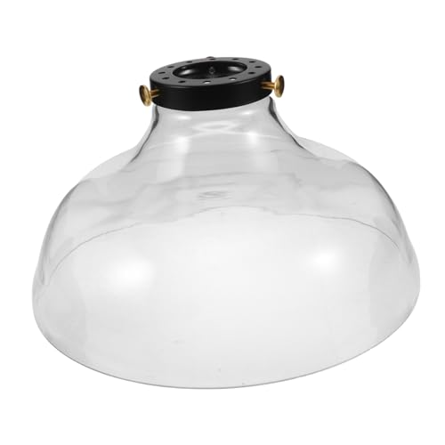 Amosfun Handgefertigter Trichterförmiger Lichtschutz für Kronleuchter und Tischlampen Transparente Leuchte für Sockel für Vielseitige Installationen von Amosfun