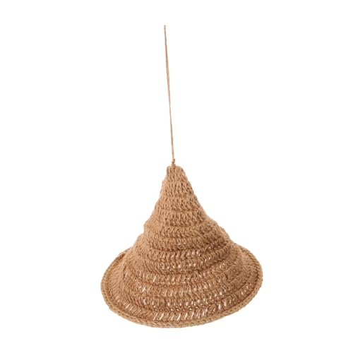 Amosfun Handgewebter Jute Seil Pendelleuchte Hut Form Hängender Lampenschirm für Halloween Deko Wohnzimmer Esszimmer und Partys Amosfun Handgewebter Jute Seil Pendelleuchte Hut Form Hängender Lampenschirm für Halloween Deko Wohnzimmer Esszimmer und Partys von Amosfun