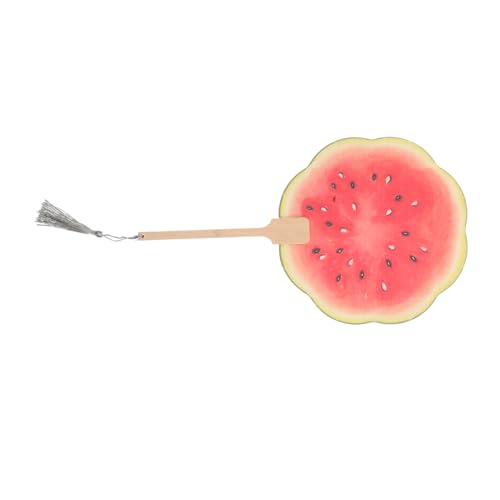 Amosfun Handheld Kühlventilator mit Holzgriff für Sommeraktivitäten Hochzeiten Festivals und Partys Erfrischendes Design mit Lackbeschichtung von Amosfun