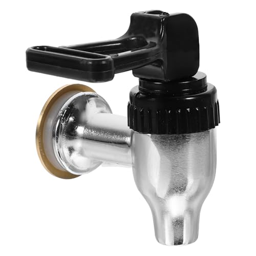 Amosfun Hitzebeständiger Wasserspender-Zapfhahn, Ersatz-Aluminium-Getränke-Eimer-Wasserhahn für Küchenwasserbehälter, einfaches Wasserhahn-Zubehör mit stabiler Leistung von Amosfun
