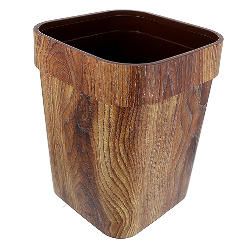 Amosfun Imitation Holzmaserung Abfallkorb Rechteckiger Mülleimer für Haushalt Büro Bad Robuster Leicht zu Reinigen für Mülltrennung und Aufbewahrung Amosfun Imitation Holzmaserung Abfallkorb Rechteckiger Mülleimer für Haushalt Büro Bad Robuster Leicht zu Reinigen für Mülltrennung und Aufbewahrung von Amosfun