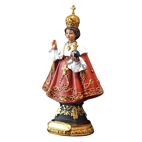 Amosfun Statue des Prager Jesuskindes Katholische Religiöse Tischdekoration Kunstharzfigur Amosfun Statue des Prager Jesuskindes Katholische Religiöse Tischdekoration Kunstharzfigur von Amosfun