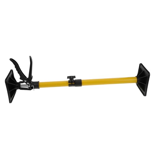 Amosfun Kabinettslagerklasse Teleskopstabschrank schrankhalterung Küchenhalterung Mallschrank Installationsanmieter Minispannungsstange Stützpol -Teleskopen Teleskopstange Kunststoff Gelb von Amosfun