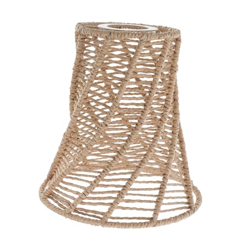 Amosfun Kleiner Handgefertigter Rattan Lampenschirm Boho Stil Dekorativer Ersatzschirm für Steh und Deckenlampen Kreatives Design für Wohnzimmer Schlafzimmer Esszimmer Natürliche Amosfun Kleiner Handgefertigter Rattan Lampenschirm Boho Stil Dekorativer Ersatzschirm für Steh und Deckenlampen Kreatives Design für Wohnzimmer Schlafzimmer Esszimmer Natürliche von Amosfun