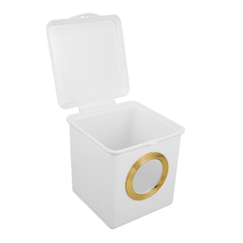 Amosfun Kompakter Abfallbehälter für Büro Schlafzimmer und Stilvoller und Funktionaler Desktop Müllbehälter Elegantem Design Amosfun Kompakter Abfallbehälter für Büro Schlafzimmer und Stilvoller und Funktionaler Desktop Müllbehälter Elegantem Design von Amosfun