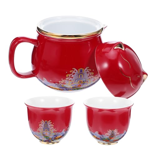 Amosfun Kreatives Porzellan Teeset mit Katzenmotiv Tragbare Kungfu und für Büro Reise und Entspannung Set für Teeliebhaber mit Eleganter Goldener Verzierung und Praktischer Tragetasche Amosfun Kreatives Porzellan Teeset mit Katzenmotiv Tragbare Kungfu und für Büro Reise und Entspannung Set für Teeliebhaber mit Eleganter Goldener Verzierung und Praktischer Tragetasche von Amosfun