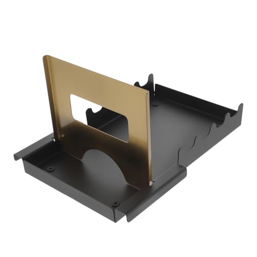 Amosfun Küchenutensilien Halter aus Topfdeckel Organizer mit Löffelablage und Schneidebrett Moderner Küchenregal für Ordnung von Amosfun