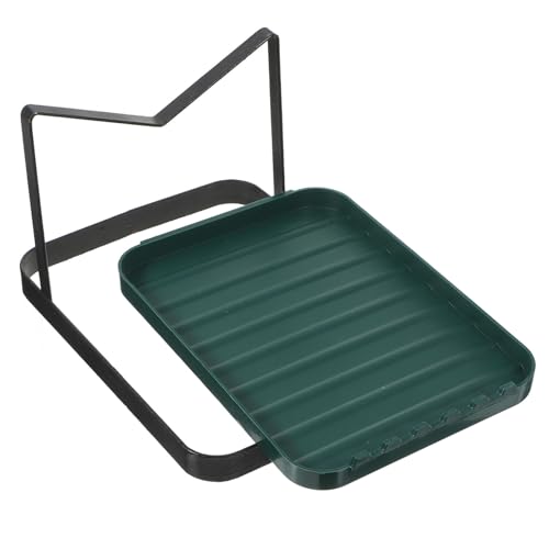 Amosfun Küchenutensilienhalter Multifunktionaler Topfdeckel und Löffelablage Rack für Arbeitsplatte für Küchenorganisation von Amosfun