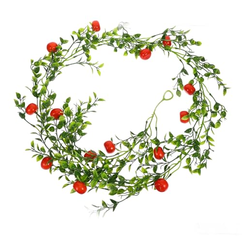 Amosfun Künstliche Obstgirlande Mit Orangefarbenen Früchten Realistische Frühlingsdekoration Für Wand Tisch Und Garten Langlebige Und Pflegeleichte Dekoration von Amosfun
