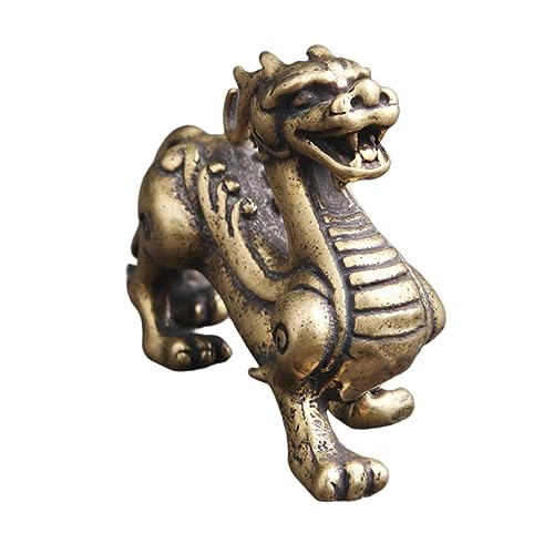 Amosfun Kylin Tischornament aus Messing Antik Patiniert Handwerkskunst Dekoratives Büro und Wohnaccessoire Langlebiges Bronze Design für Schreibtisch und Zuhause Amosfun Kylin Tischornament aus Messing Antik Patiniert Handwerkskunst Dekoratives Büro und Wohnaccessoire Langlebiges Bronze Design für Schreibtisch und Zuhause von Amosfun