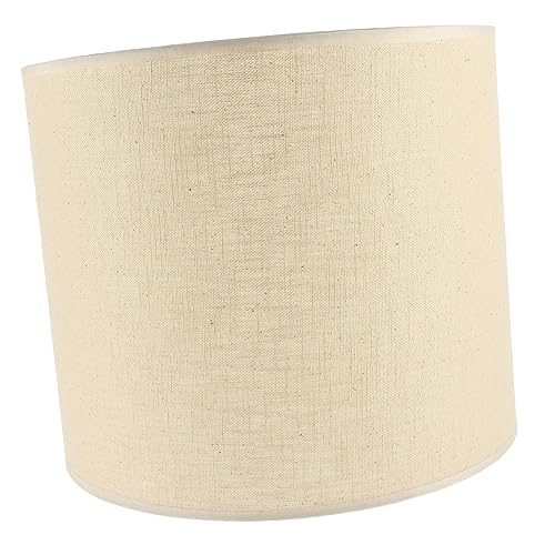 Amosfun Lampenschirm aus Leichtem Stoff Runder Minimalistischer Lampenschirm für Tischlampe Stehlampe und Hängelampe Einfache Montage Dekorative Leuchtenabdeckung für Schlafzimmer und Amosfun Lampenschirm aus Leichtem Stoff Runder Minimalistischer Lampenschirm für Tischlampe Stehlampe und Hängelampe Einfache Montage Dekorative Leuchtenabdeckung für Schlafzimmer und von Amosfun