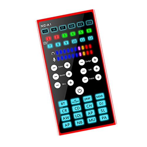 Amosfun Live-soundkarte Für Telefon Professioneller Audiokarten-Mixer Einfacher Und Praktischer Voice Disguiser Geeignet Für Live-Streaming Und Aufnahmen Amosfun Live-soundkarte Für Telefon Professioneller Audiokarten-Mixer Einfacher Und Praktischer Voice Disguiser Geeignet Für Live-Streaming Und Aufnahmen von Amosfun