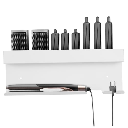 Amosfun Lockenstabhalter: Wandmontierter Trocknerhalter - Aluminium-haarglätterständer-organizer Für Badezimmer-haartrockner Und Lockenstab Amosfun Lockenstabhalter: Wandmontierter Trocknerhalter - Aluminium-haarglätterständer-organizer Für Badezimmer-haartrockner Und Lockenstab von Amosfun